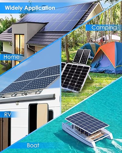 Miniatura 7 de Cable de extensión solar a XT60, adaptador XT60 de 25 pies 12 AWG a conector solar, cable de carga para paquete de batería de RV, paneles solares