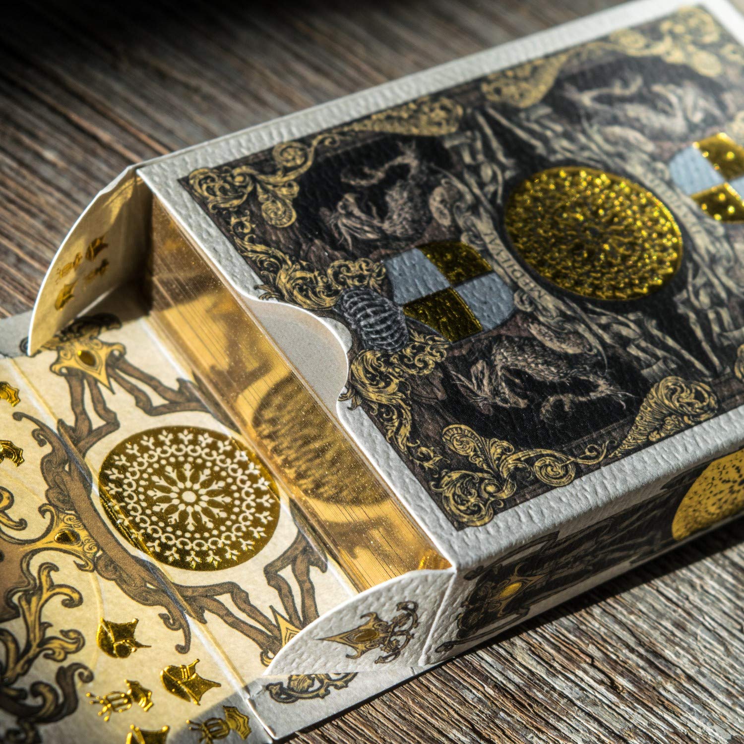 Medieval Playing Cards with Unique Seal, Stand Out with Hand Illustrated Deck of Cards, Cool Poker Cards, Black Playin Cards, Unique Designs for Kids & Adults, Playing Card Decks