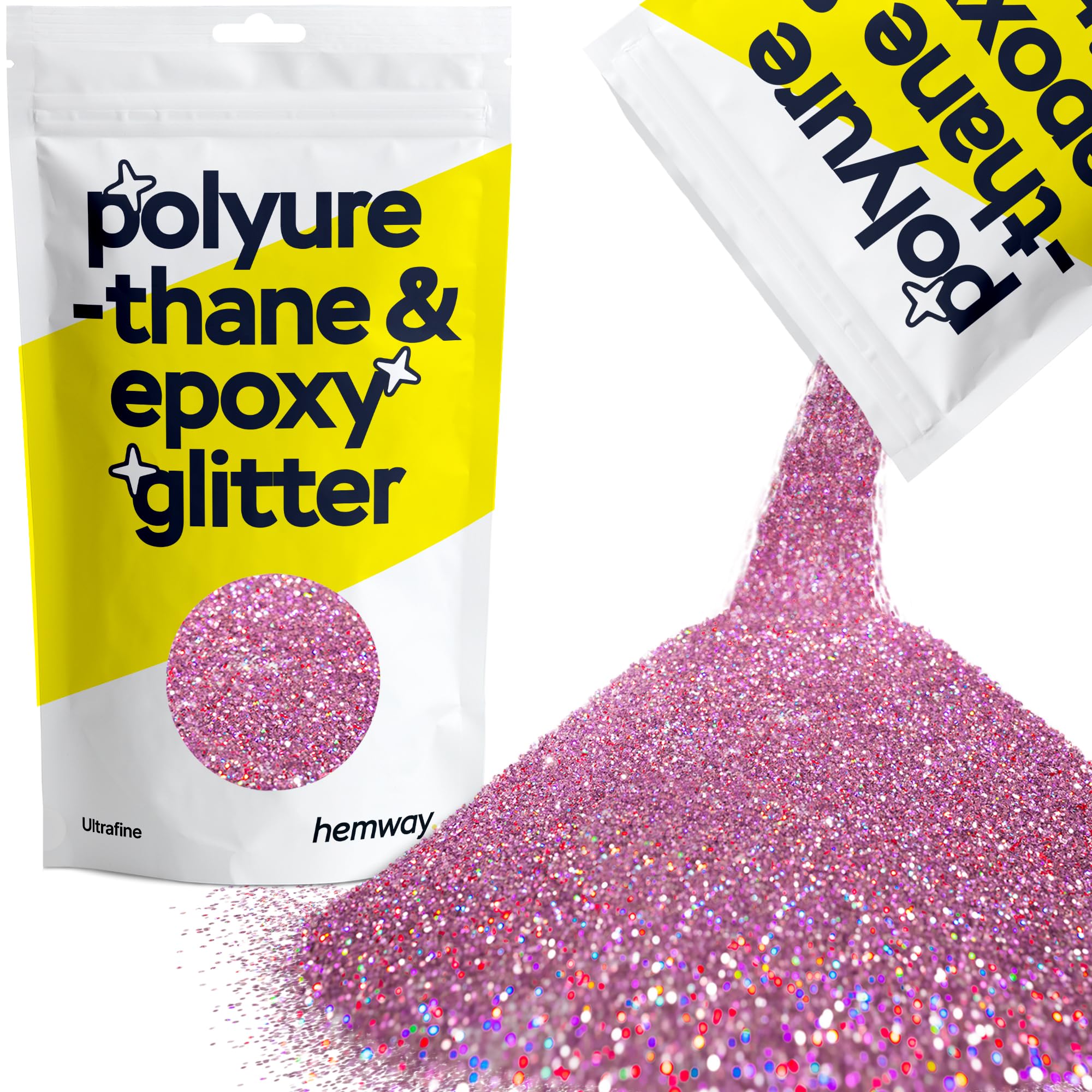 Hemway Resin Glitter Bronze Brown 100g Super Chunky | Polyurethane & Epoxy Glitter for Resin Crafts, Tumblers, Coasters, Floor & Table Art — view 146