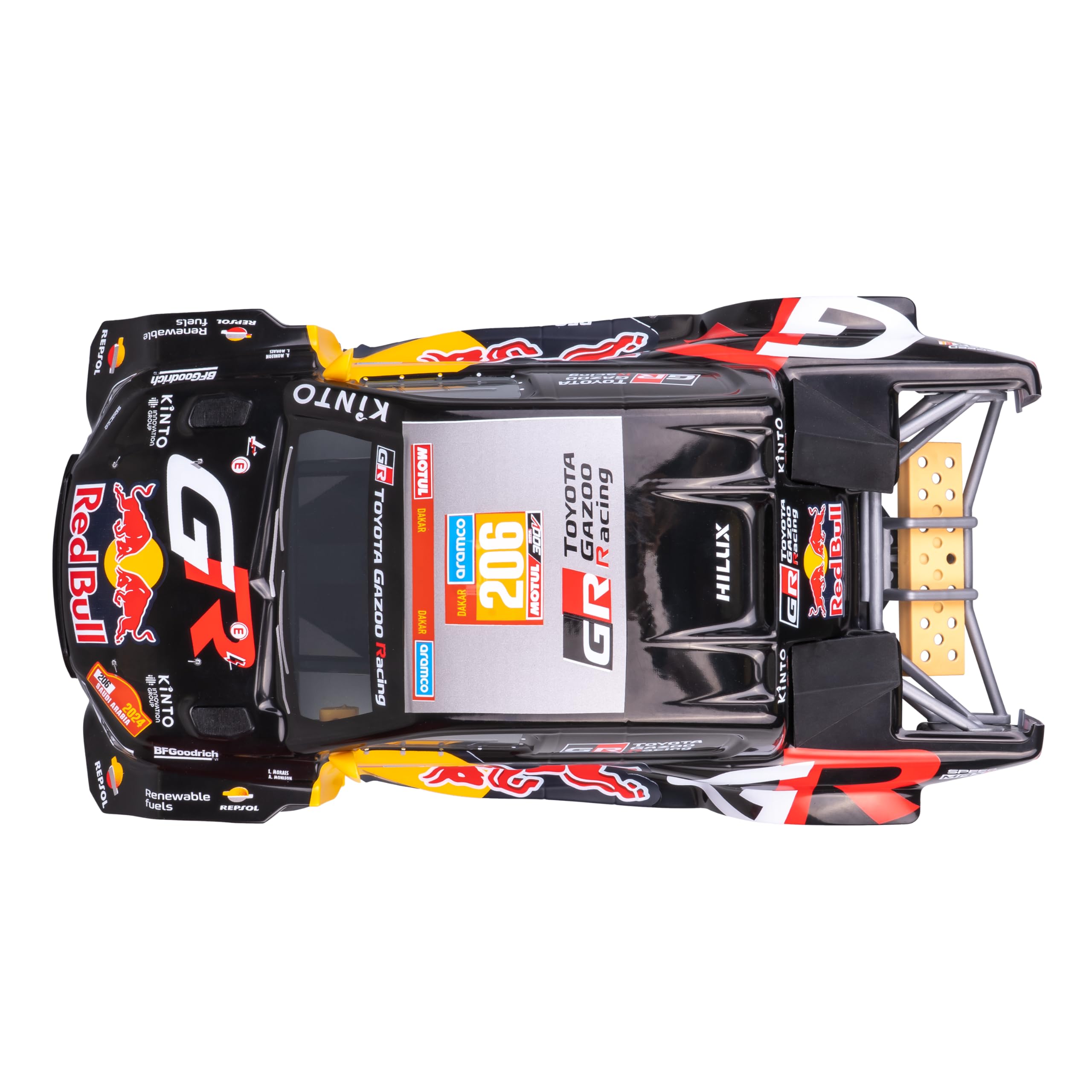 Nikko Pro Trucks Toyota Dakar Redbull 2024 – Voiture Télécommandée 1:12 – Tout-Terrain Étanche – 14 km/h – Recharge USB-C – Dès 6 Ans – Piles Incluses
