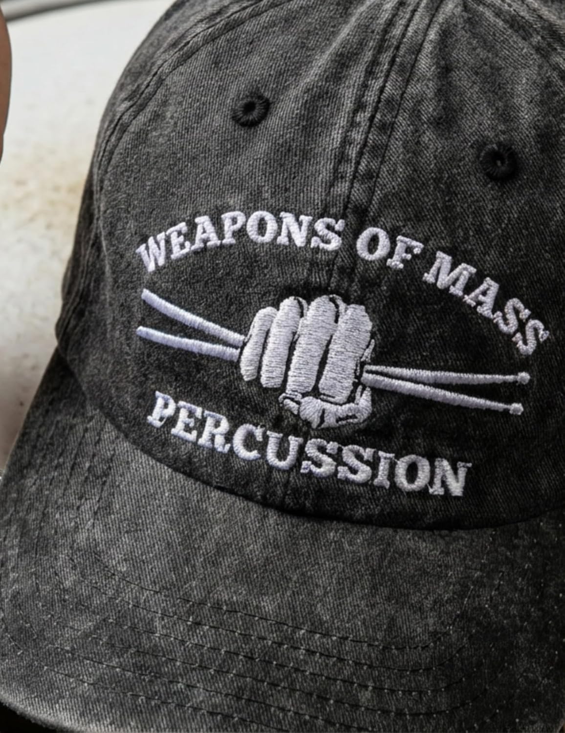 InnoBeta Drummer Gifts for Men, Gifts for Drummers, Drummer Hat for Men, Gifts for Musicians on Christmas, Birthday, Adjustable Embroidered Baseball Cap - Image 2