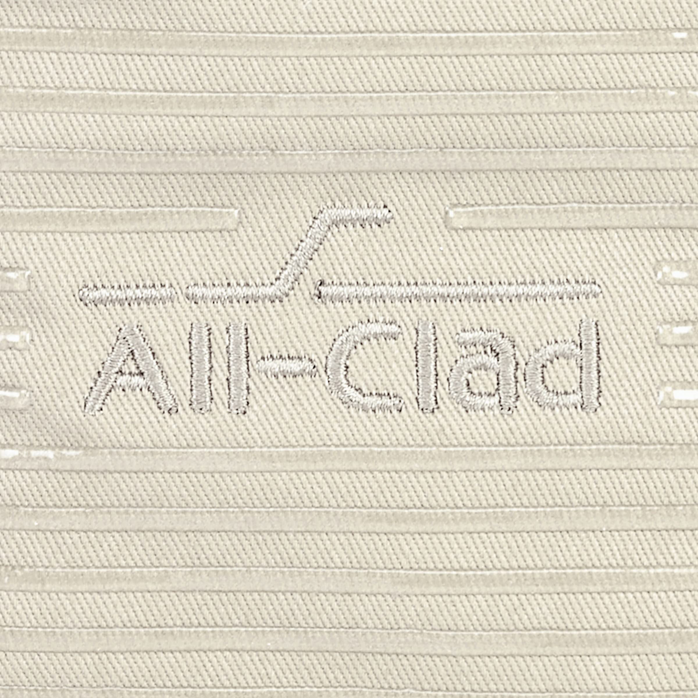 All-Clad Premium Topflappen und Topfuntersetzer Hitzebeständig bis 260 Grad Celsius, 100% Baumwolle, 25,4 x 15,9 cm, Topfuntersetzer für Küche, Grill, 1 Stück, Mandelfarben