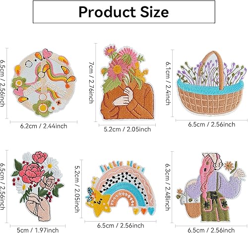 Vista 172 de Parches bordados para automóvil, lindos parches para planchar y coser para automóvil y vehículo, apliques para ropa, vestido, sombrero, jeans, Un