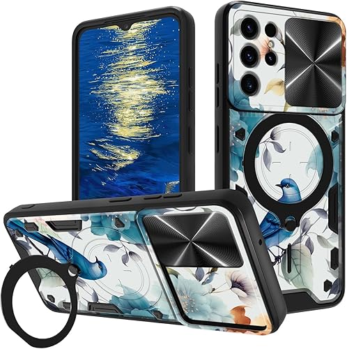 Vista 68 de Funda protectora híbrida para Samsung Galaxy A53 5G de 6.5 pulgadas y anillo giratorio de 360 grados, función atril, híbrida, de doble capa