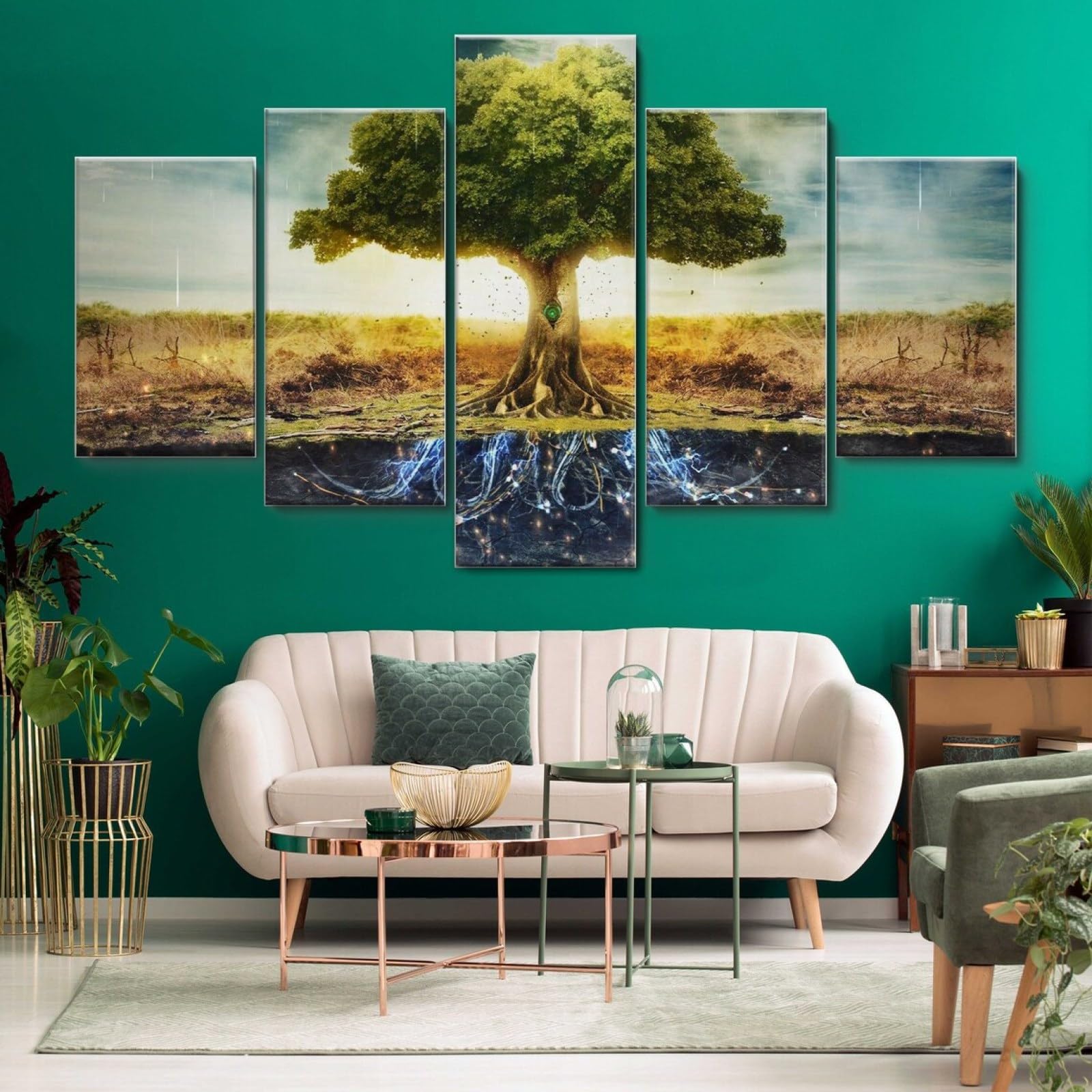 3D Bilder Wohnzimmer Schlafzimmer Wandbilder Modern Produktbild-Vorschau 4