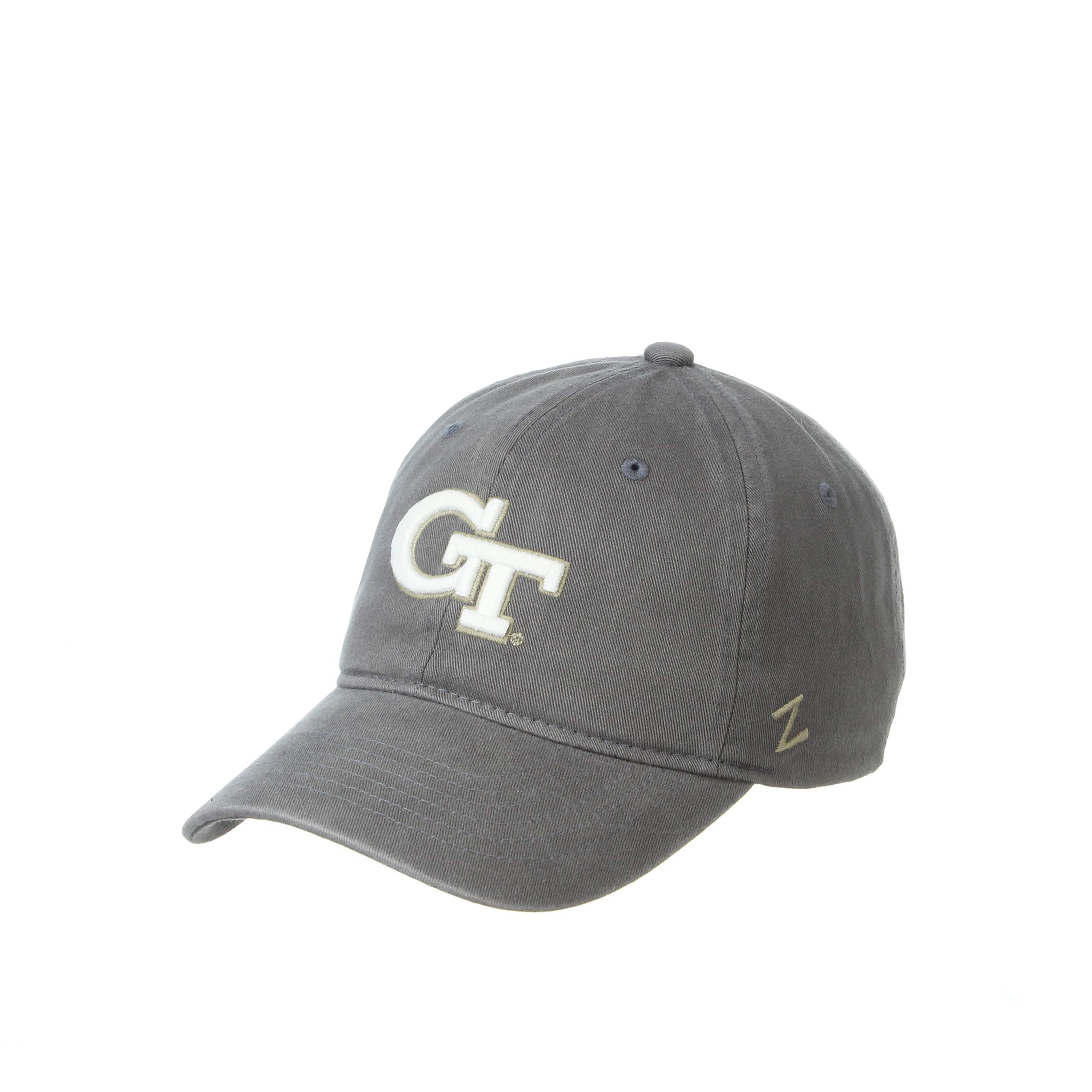 NCAA Georgia Tech Mens Adjustable Scholarship Hat Charcoal, Georgia Tech Charcoal, Adjustable, One size