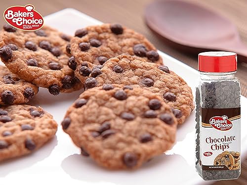 Miniatura 5 de Chips de chocolate con sabor a chocolate, sin lácteos, Kosher - 20 oz. - Baker's Choice