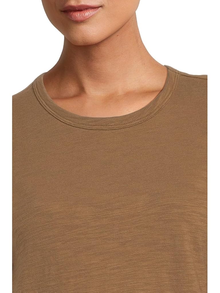 Brown Lilla P Long Sleeve Crew Neck