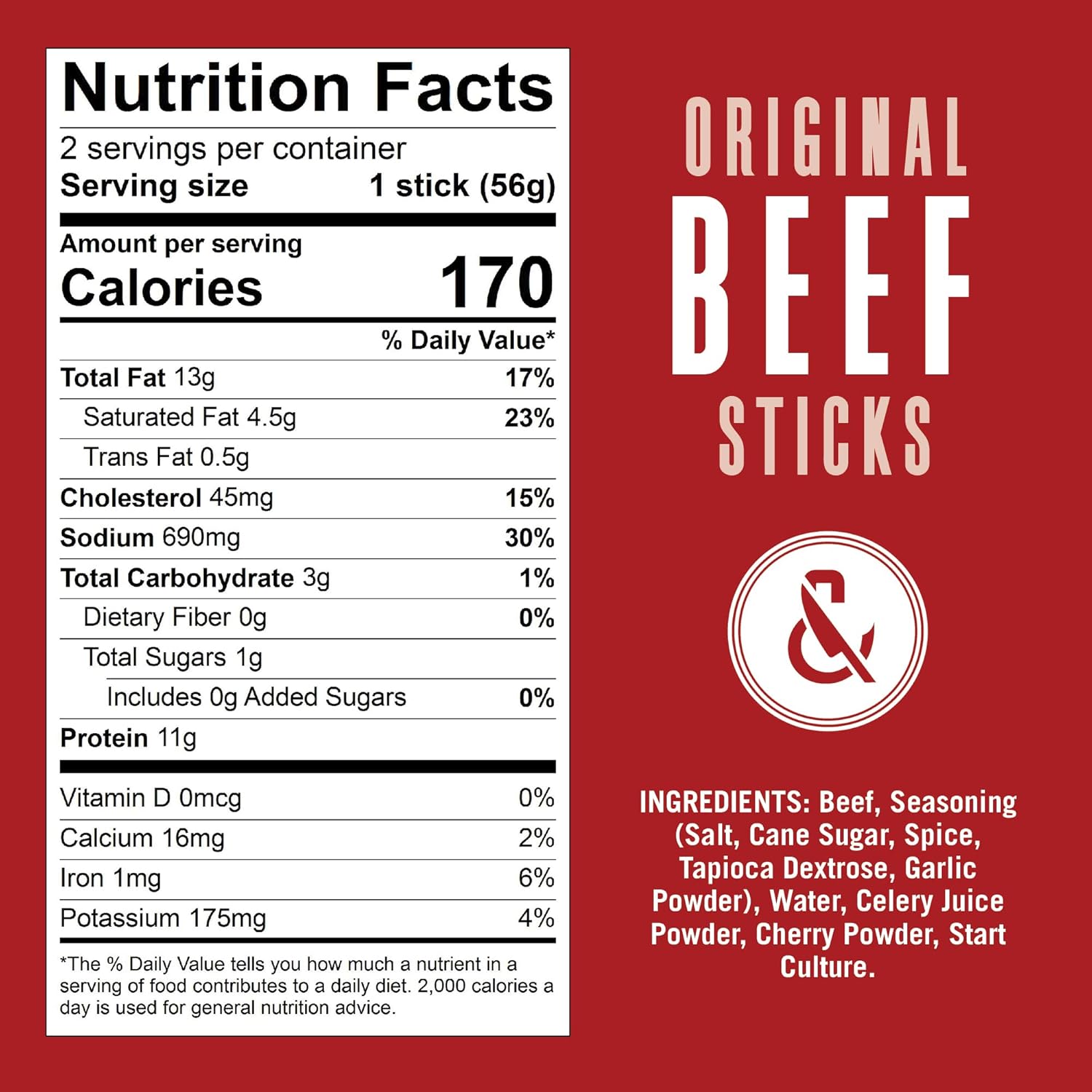 Bovine & Swine All-Natural Gourmet Craft Beef Snack Sticks | 10 Packs of 2 | Wyoming Jerky Sticks, High Protein, Individually Wrapped | Camping & Hiking Snacks | Clean Ingredients | Original Beef