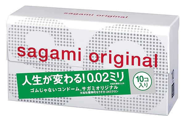 サガミオリジナル 【単品】 002 コンドーム 薄型 ポリウレタン製 0.02ミリ 10個入 サガミオリジナル 【単品】 002 コンドーム 薄型 ポリウレタン製 0.02ミリ 10個入