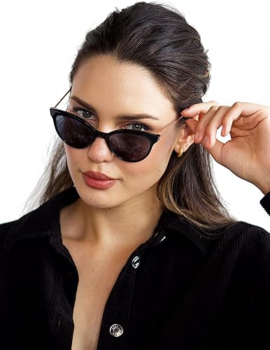 Miniatura 5 de V.W.E. 2 pares de lentes de sol de lectura para mujer, lentes de lectura para exteriores, color negro