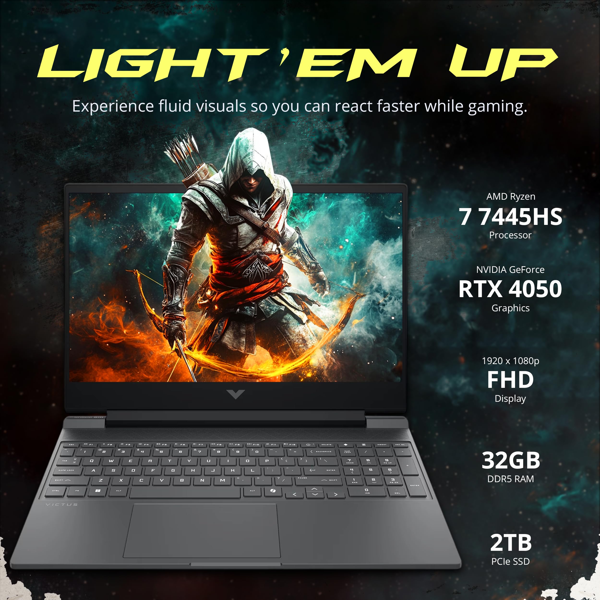 Amazon.co.jp: HP (エイチピー) 2022 Victus 15.6インチ 144Hz FHD IPS