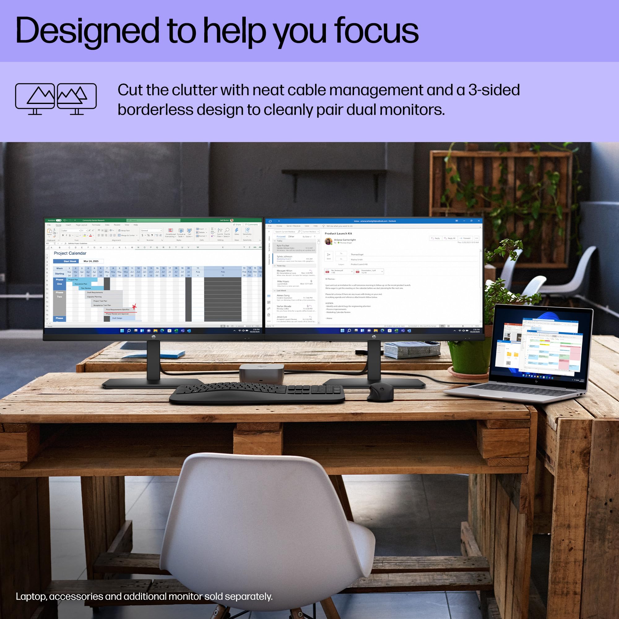 HP Series 3 27 inch FHD Monitor, Full HD Display (1920 x 1080), IPS Panel, 1300:1 Contrast Ratio, 250 Nits, Eye Ease with Eyesafe Certification, Black, 327se (2025)