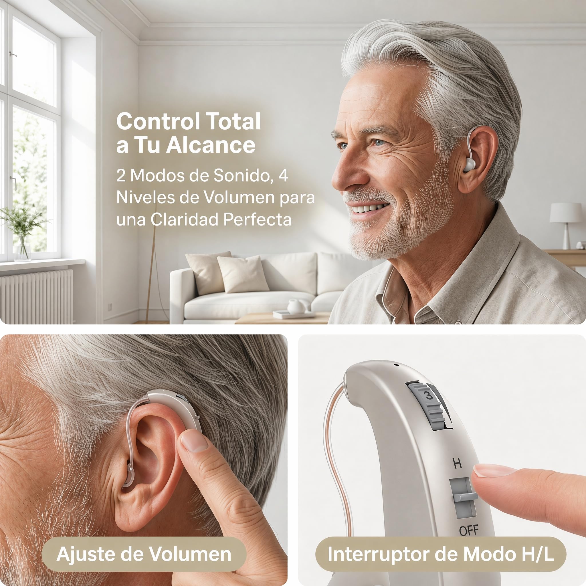 Auriculares portátiles cuerpo de 6g con tubo fino flexible carga Tipo-C incluye estuche de almacenamiento