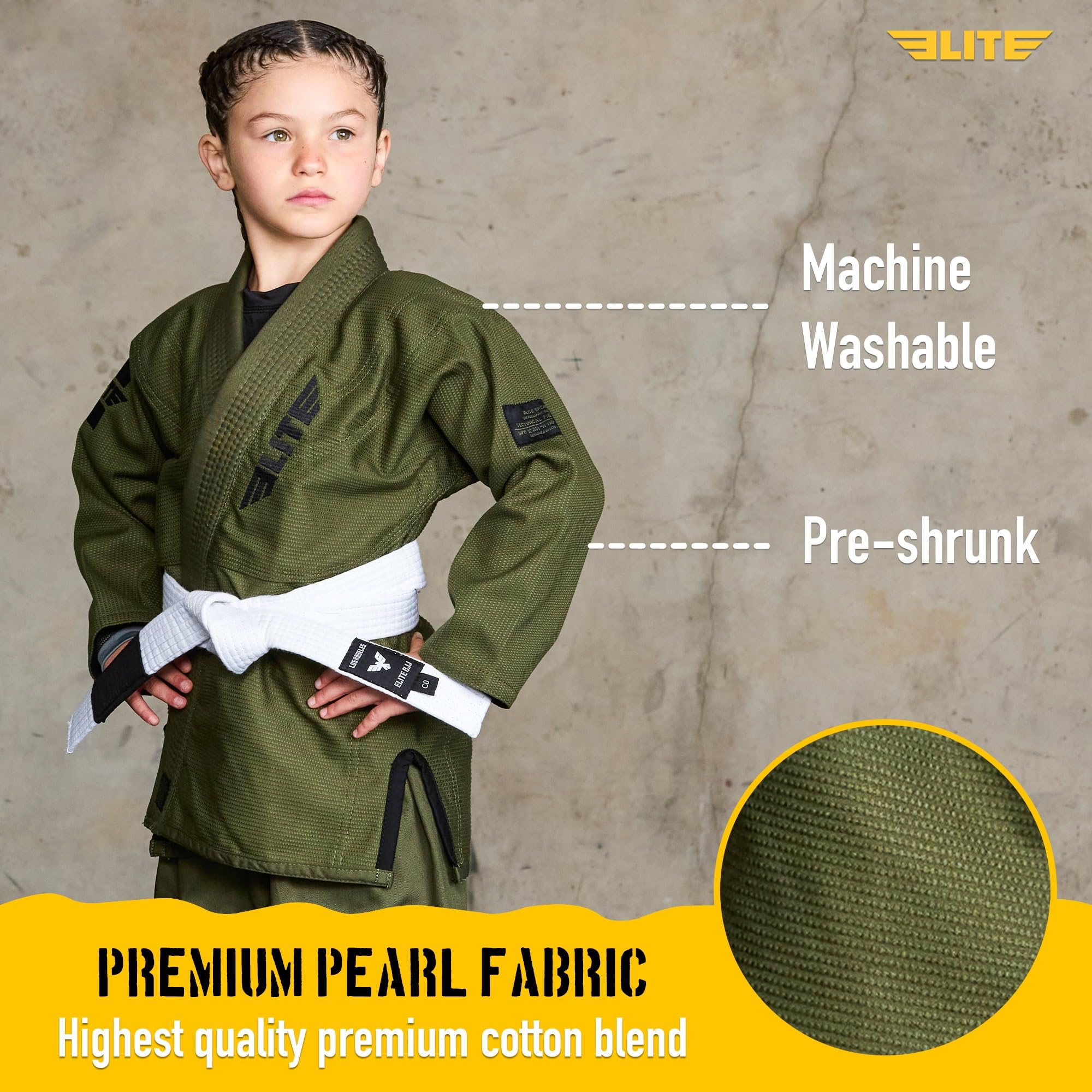Elite Sports Unisex Et2500-kids Kinder Bjj Gi
