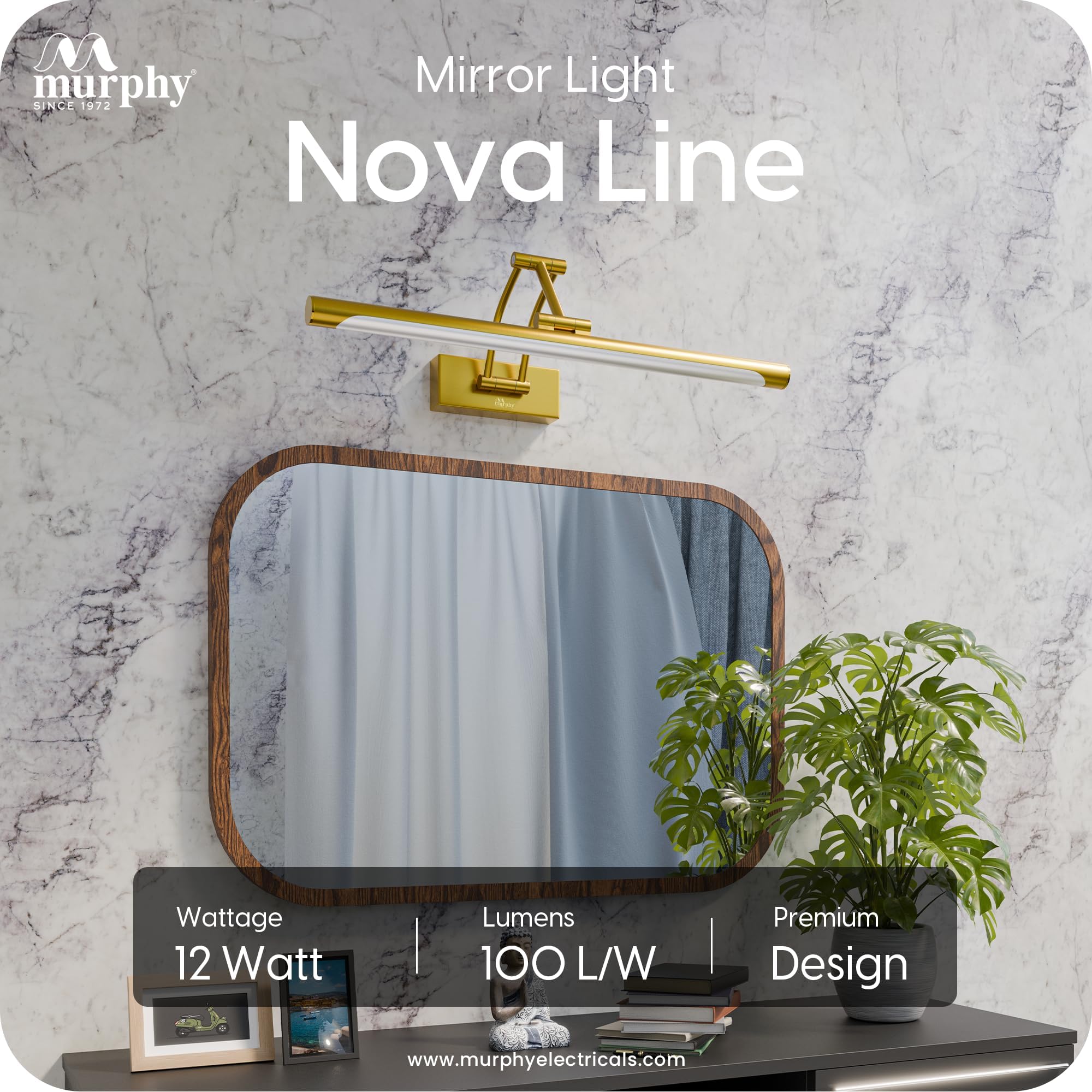 Murphy NovaLine Mirror Light - 3-in-1 Color Changing -2