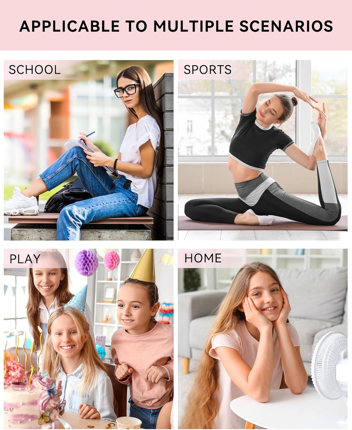 Girls Training Bra Teen Bras Everyday Big Kids Padded Bra 8-10 10-12 12-14 14-16 - Image 7