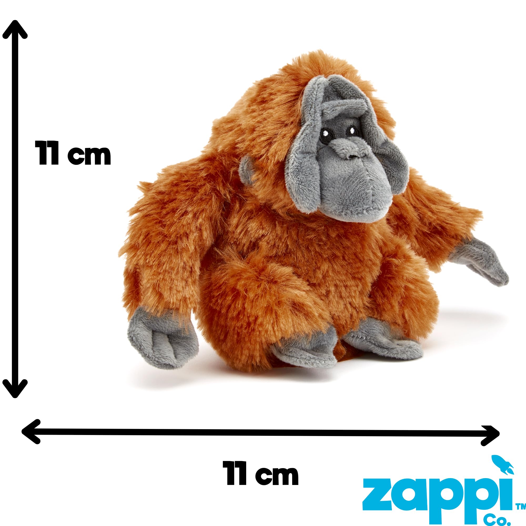 Zappi Co Animal de peluche suave para niños, perfecto compañero de juego para los niños, para cumpleaños y ocasiones especiales (12-15 cm) (lobo marino) — view 104