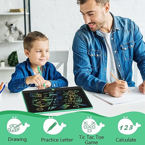 Miniatura 2 de Hockvill Tableta de escritura LCD para niños, juguetes para niñas y niños, almohadilla de dibujo para niños de 3, 4, 5, 6, 7 años, tablero de