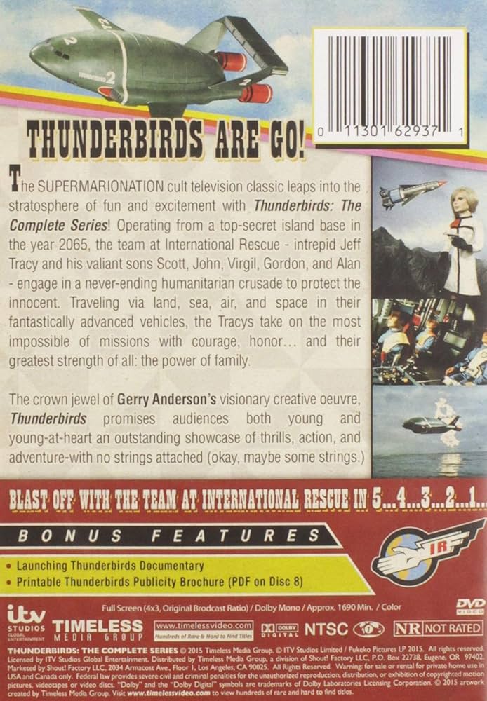 Thunderbirds: The Complete Series : Amazon.com.au: Movies & TV