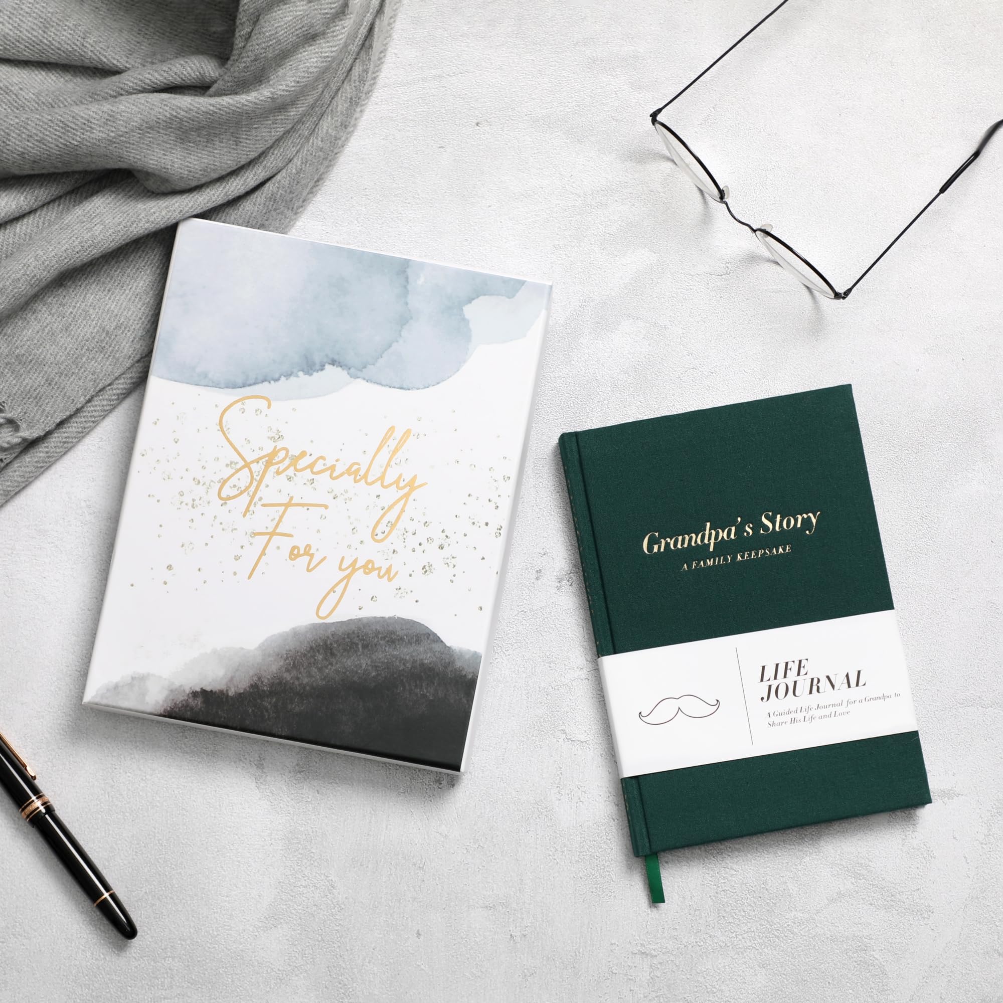 Opas Geschenk, Opas Life Story Journal, bedeutungsvolle Andenken Geschenke für Großvater zum Vatertag, Geburtstag, Großelterntag und Weihnachten, Opa Buch zum Ausfüllen, Buch enthält Hunderte von