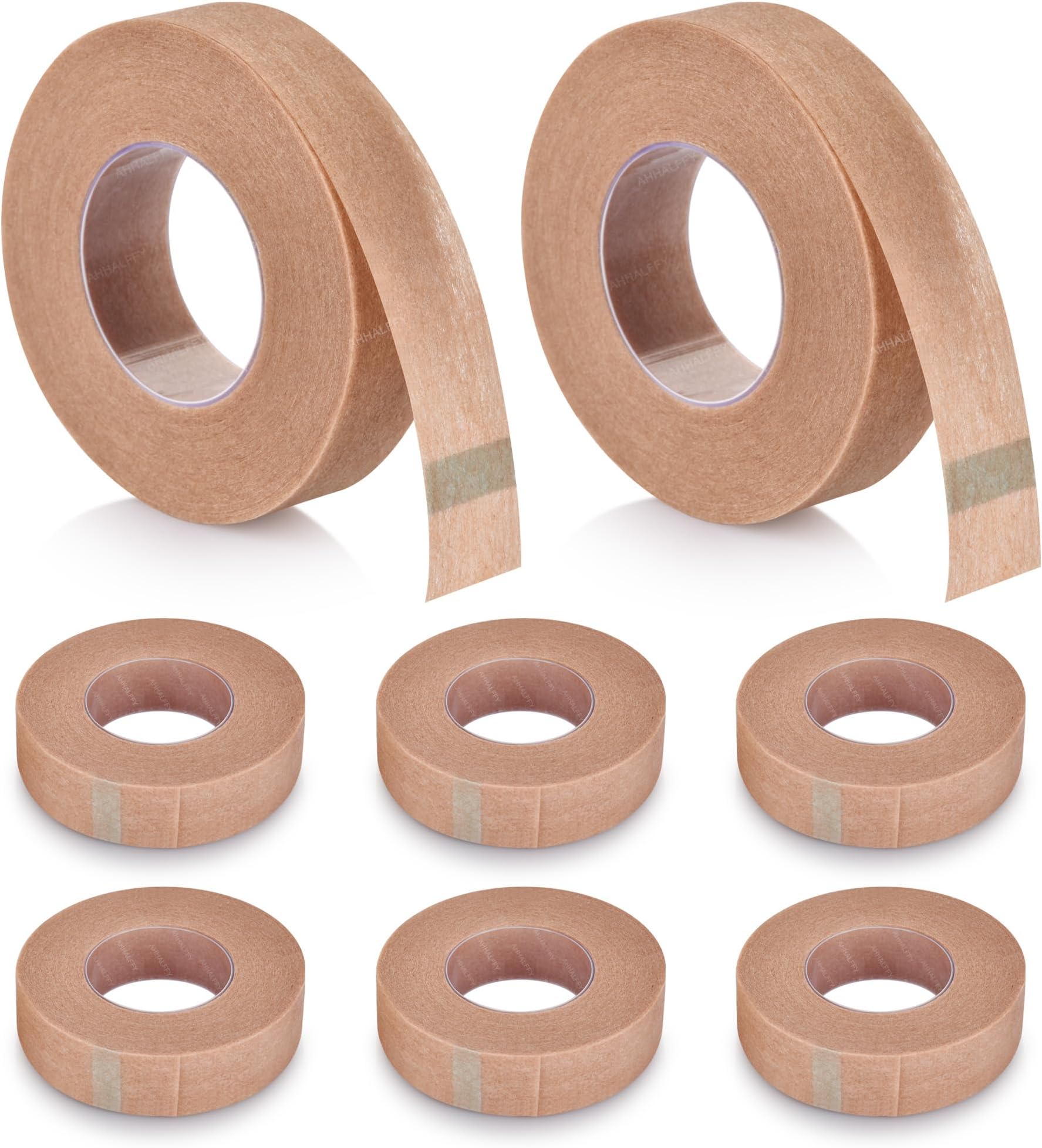 8 Rolls Nose Tape for Rhinoplasty Shaping Nose Bandage Micropore Thinoplasty Tape Hypoallergenic Medical Paper Tapes for Wound Care Cosmetic (0.5 in x 10 Yd)