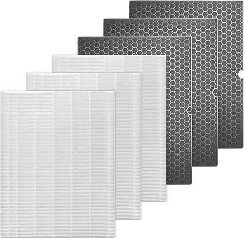 Herosky Filtro H de repuesto 116130 compatible con Winix 5500-2, apto para filtro Winix AM80 Post Pack 3