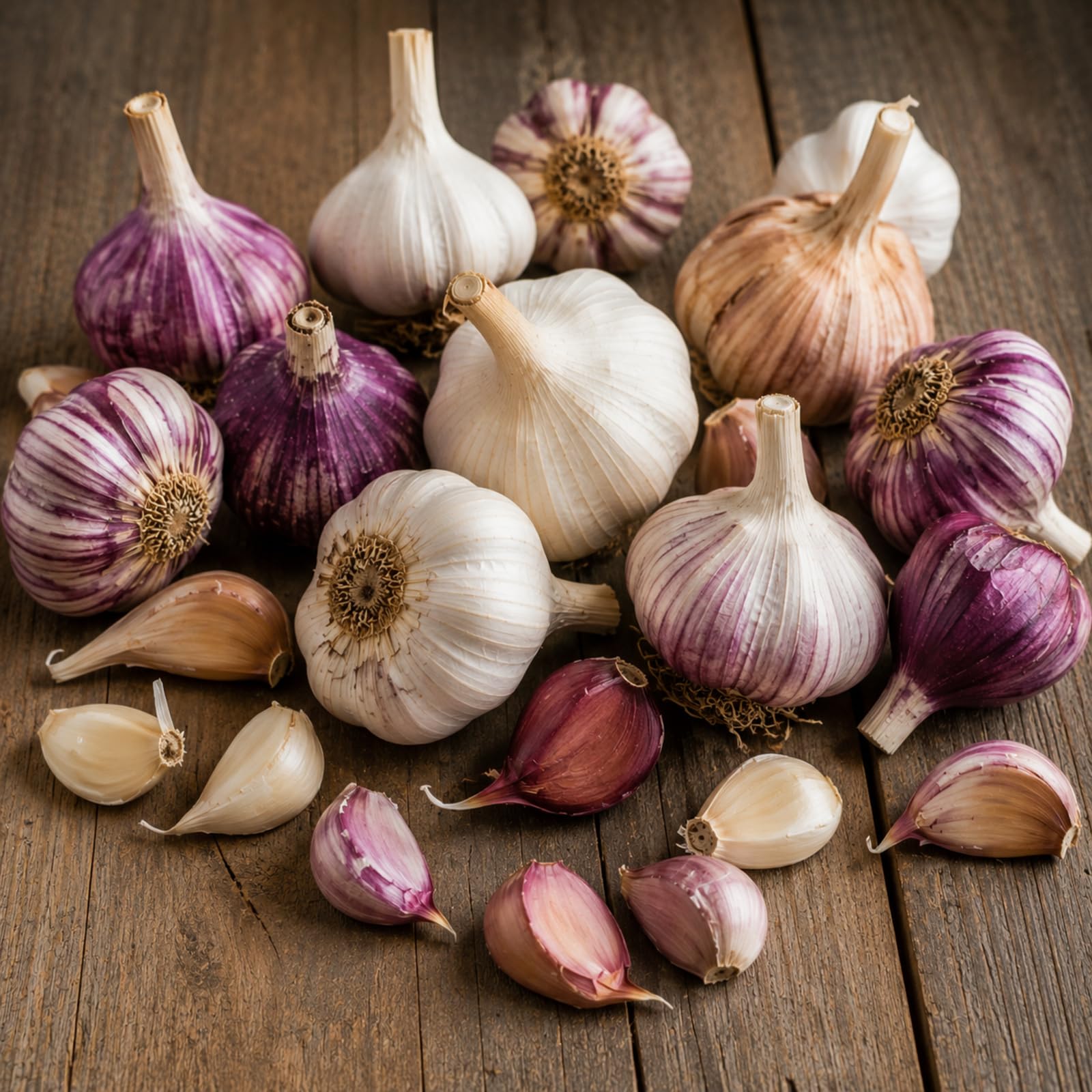 Carbeth Plants 6 Garlic Bulbs Mixed Varieties