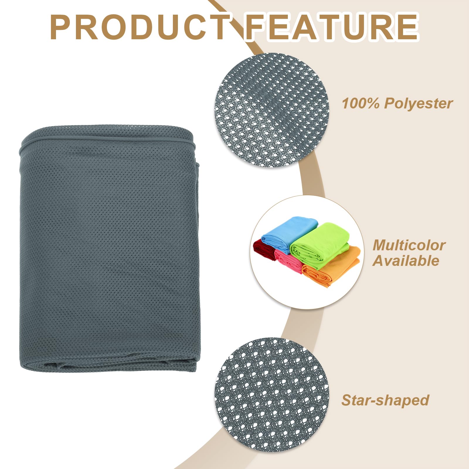 PATIKIL 62 Inch Wide Mesh Fabric Slightly Stretchy for Sewing Backpack Pocket and Straps Netting Clothes, Netting Bags - Image 4