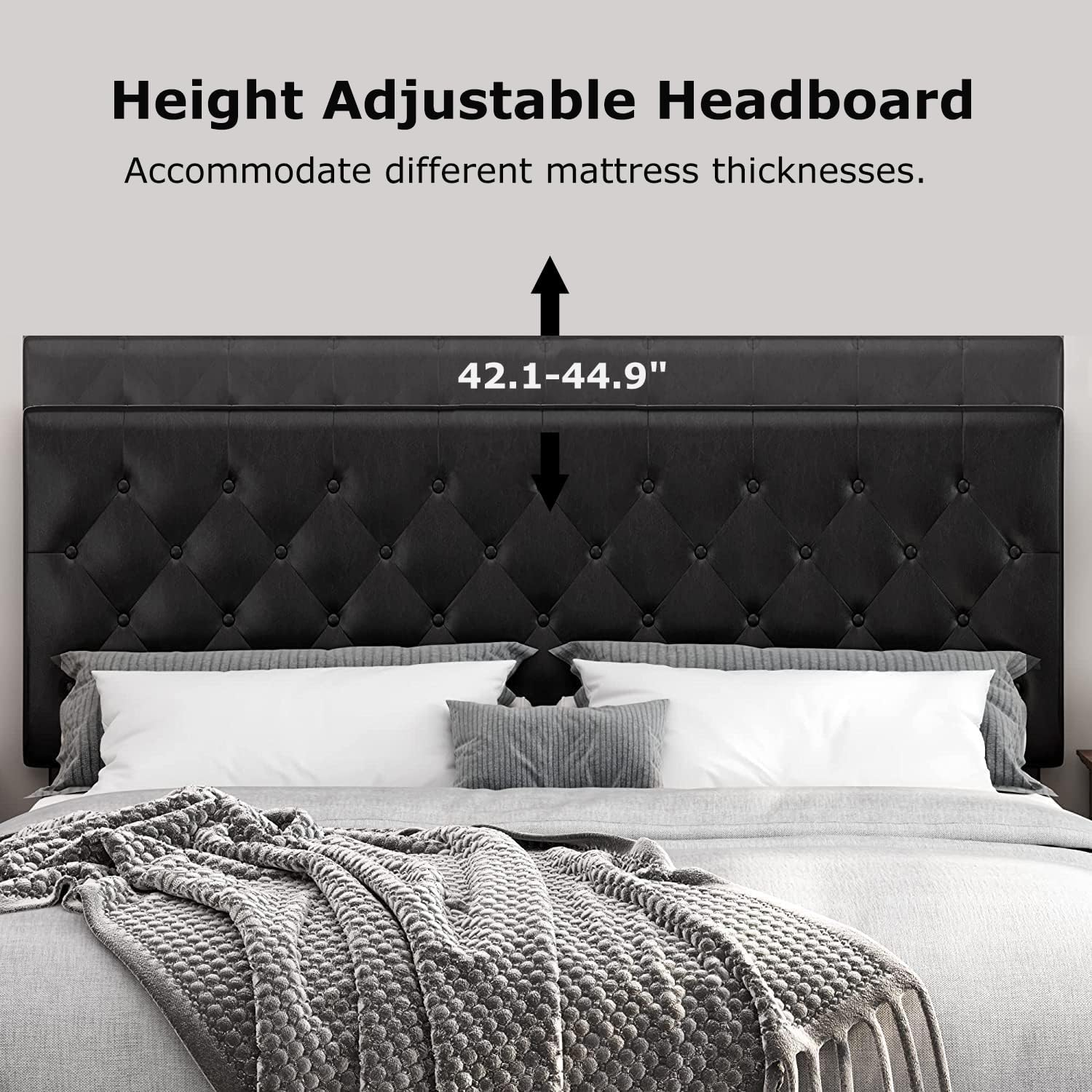 Height Adjustable Headboard Diagram