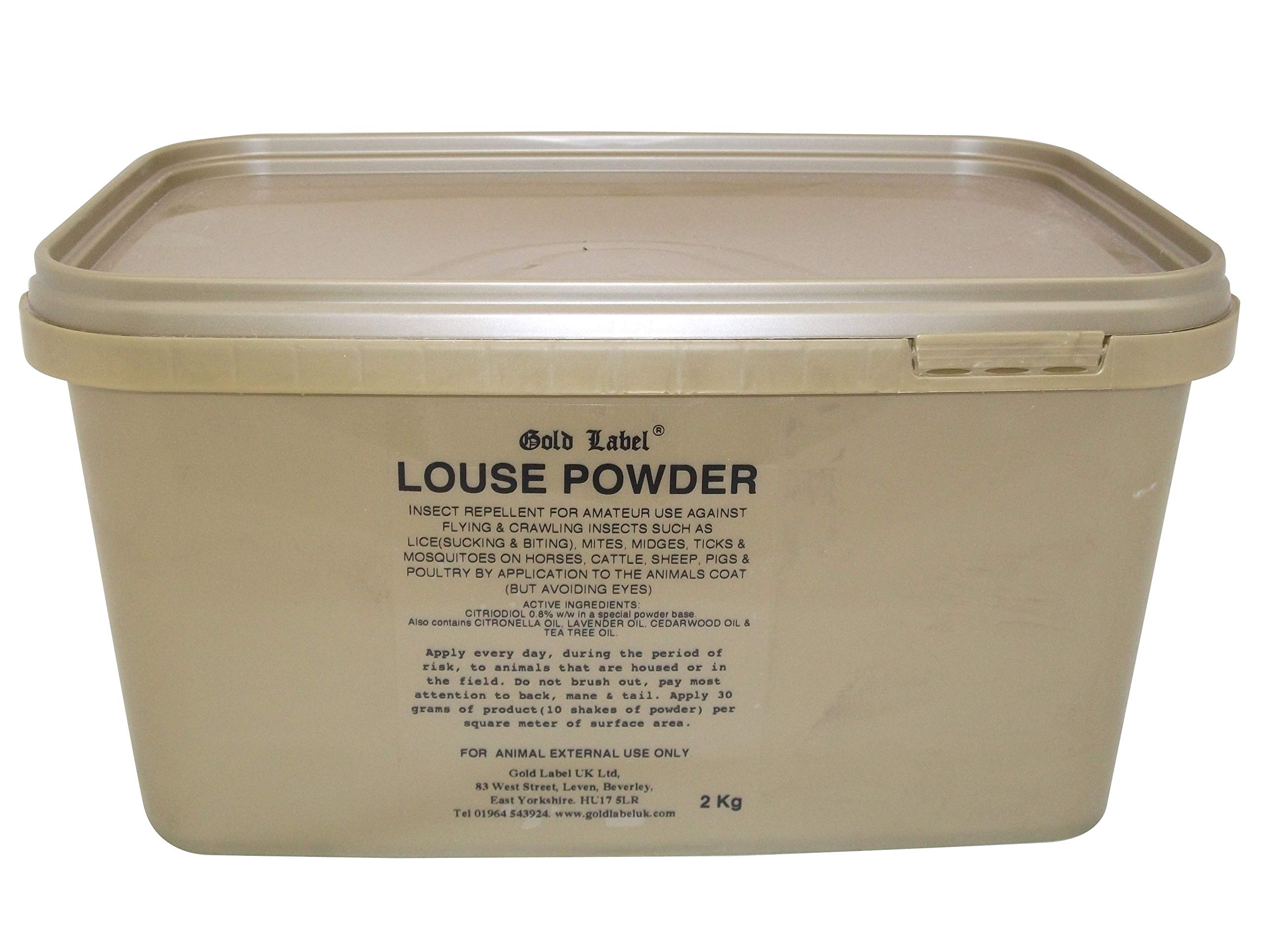 Gold Label Unisex's Louse Powder, Clear, 2 kg