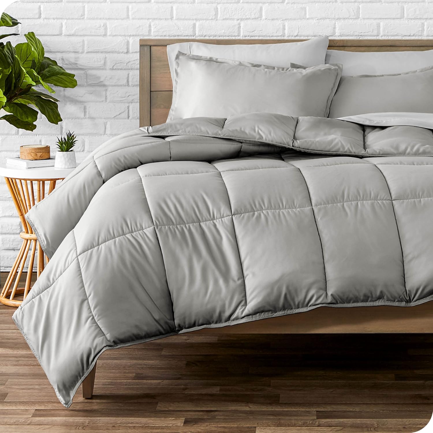 Buy Bare Home Comforter Set Oversized King Size UltraSoft Goose