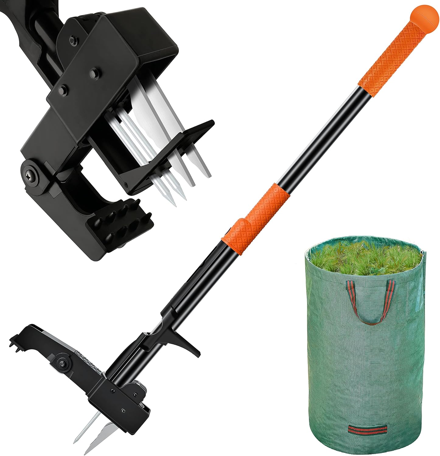 Weed Puller Tool Stand-Up - 40" Long Handle