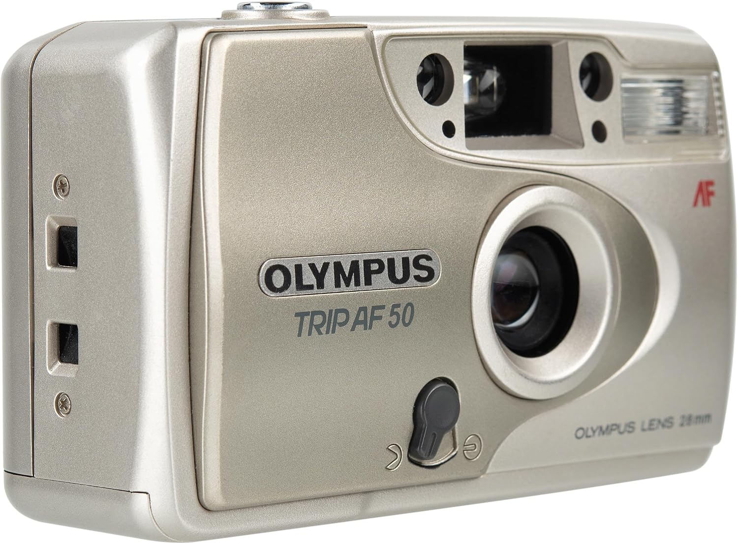 Vintage Olympus Trip AF 50 Camera With Box, Manual And Strap