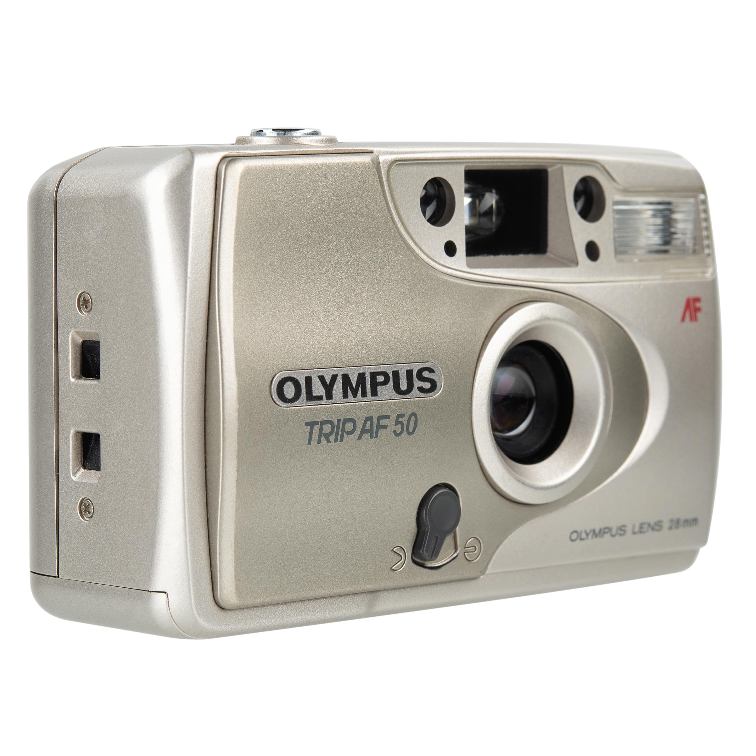 Vintage Olympus Trip AF 50 Camera With Box, Manual And Strap