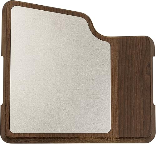 Miniatura 3 de Berkel Home Line 200250 - Tabla de presentación para rebanar, madera y acero inoxidable, bloque para carne, queso y verduras, charcutería de queso