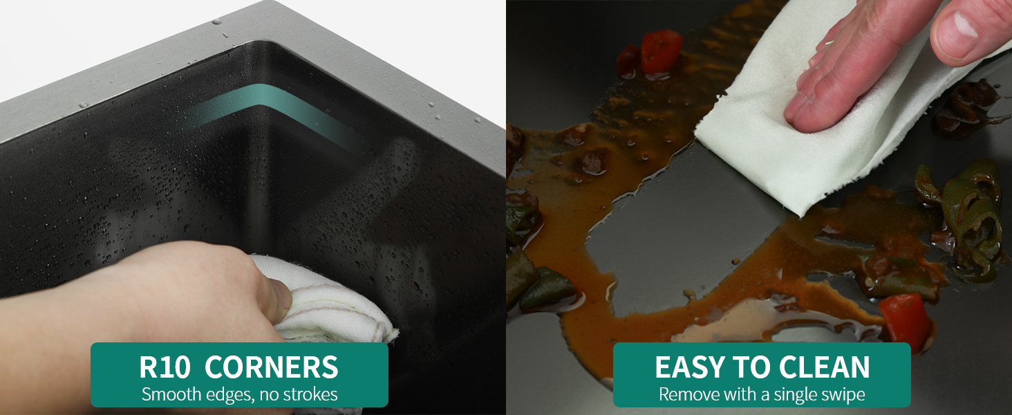 Amazon.com: YITAHOME Black Kitchen Sink 33in Undermount 50