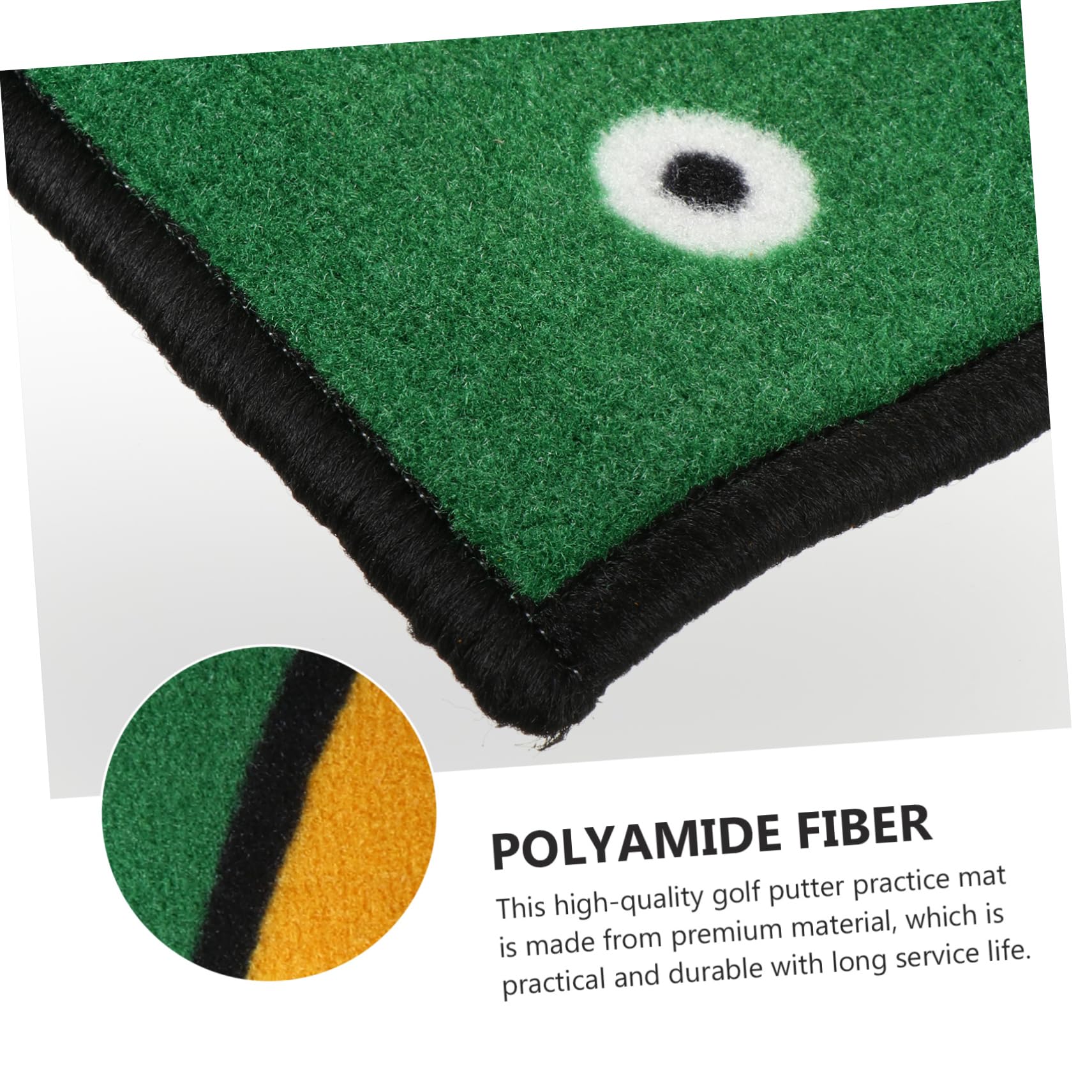 Toyvian Tapete De Práctica para Putter Alfombra De Golf Diseño Ergonómico Alta Resistencia y Duradera