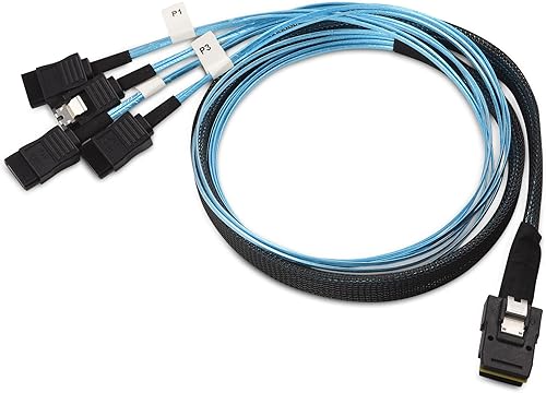 Miniatura 2 de Cable Matters Mini cable interno SAS a SATA de 33 pies SFF-8087 a SATA hacia adelante