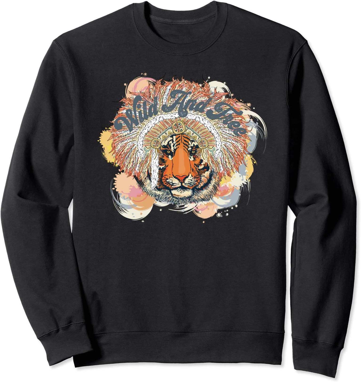 Wild and Free Cool Lion Mane Design Sweatshirt
