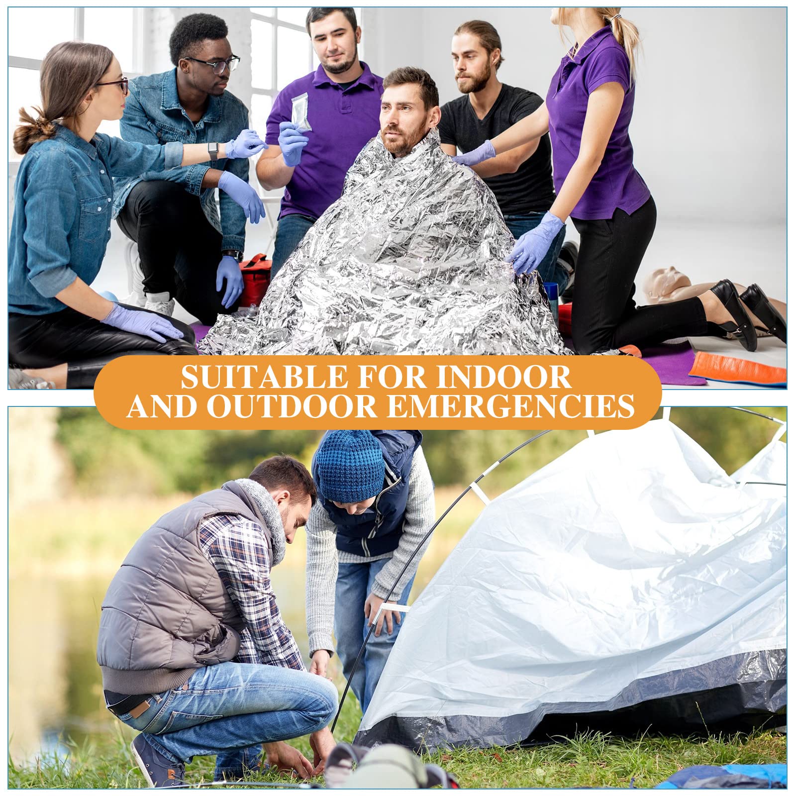 Macarrie Emergency Blankets - Bulk Pack -6 Macarrie Emergency Blankets - Bulk Pack -6