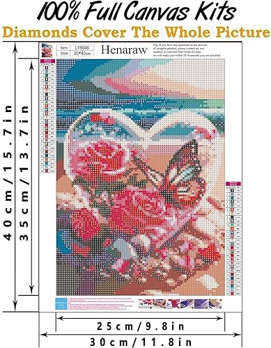 Miniatura 4 de Kits de pintura de diamantes de flores, kits de arte de diamantes 5D para adultos, niños principiantes, mariposas de bricolaje para playa,