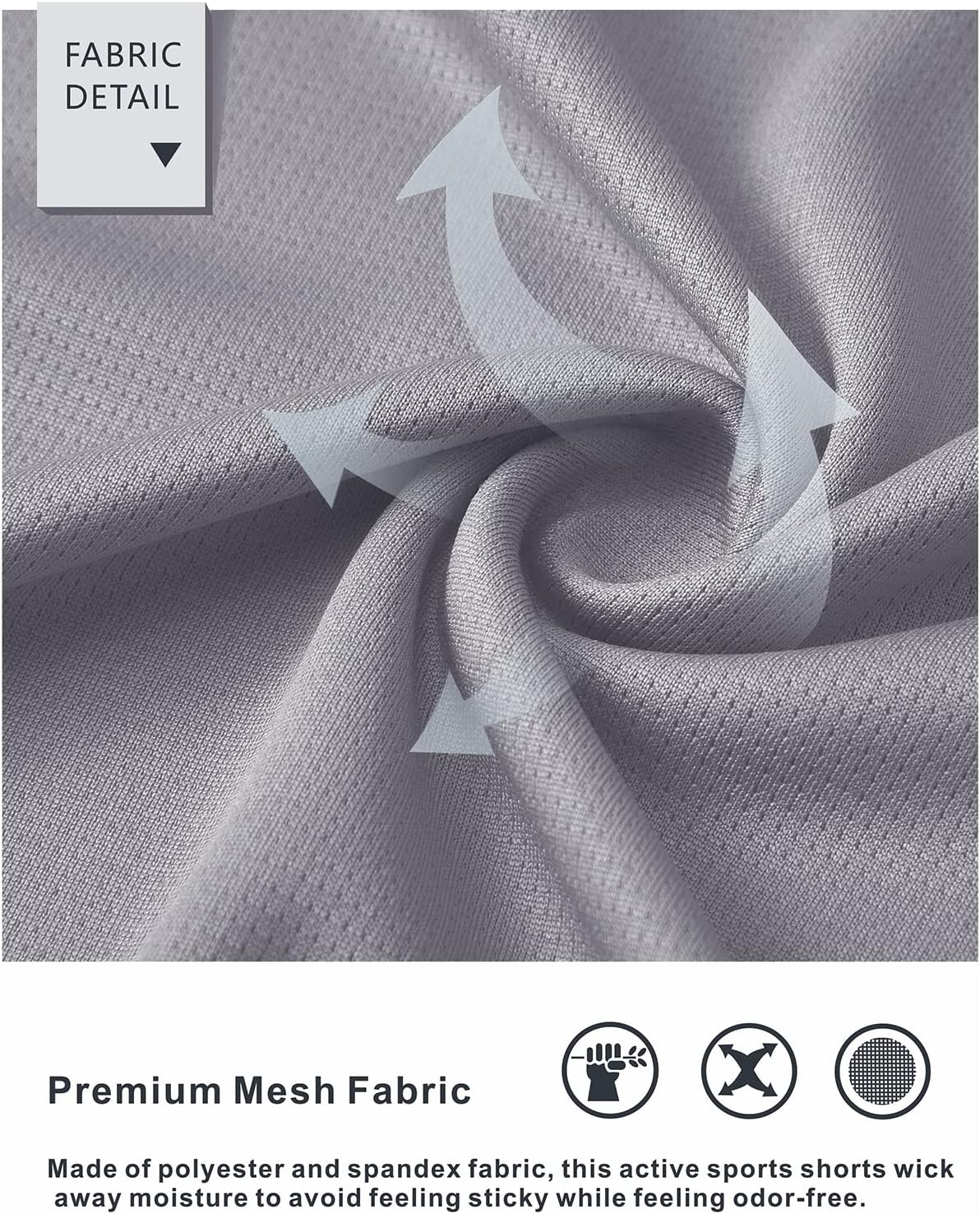 NORTHYARD Men's 5"/7"/10" Athletic Basketball Shorts Workout Gym Quick Dry Shorts Lightweight Mesh Running Shorts Tennis - Image 4