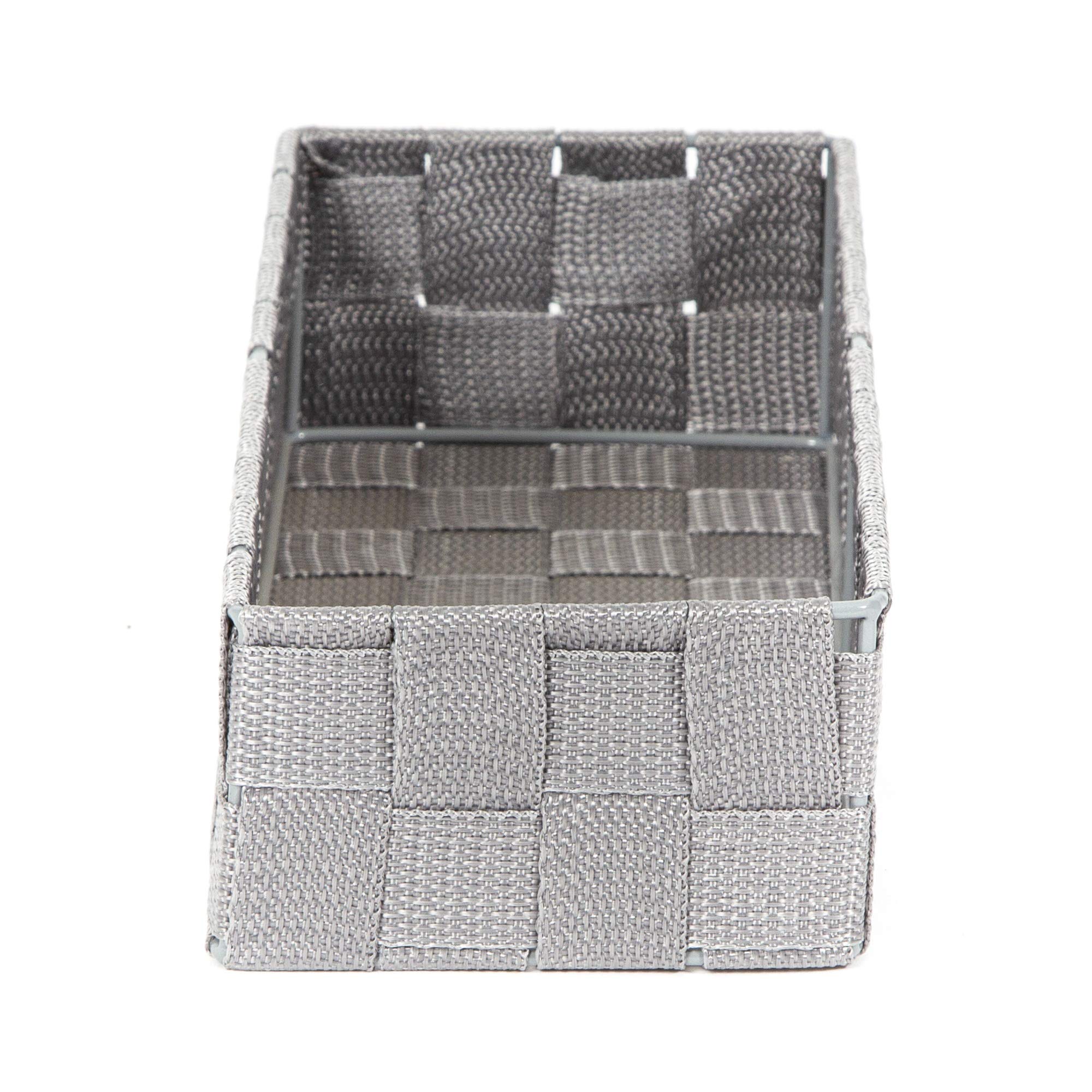 Compactor STAN Organizer LIFE Cesto Organizzatore in Cintura di Rayon, Grigio, 12x30x7 cm