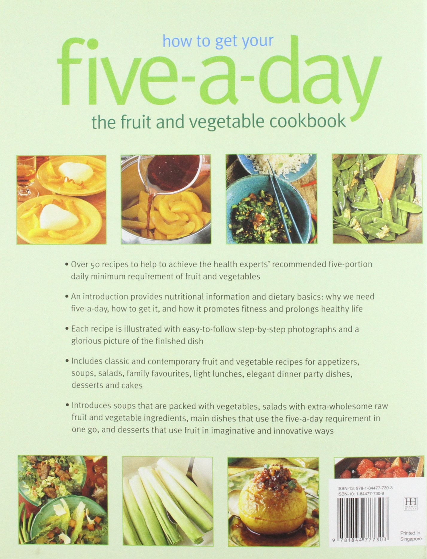 How to Get Your Five-a-Day - książka kucharska z owocami i warzywami