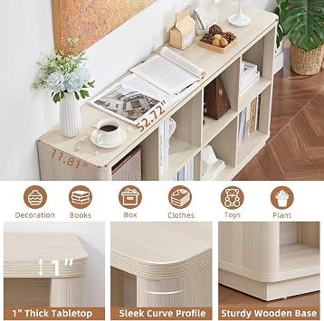 LELELINKY 8 Cube Storage Bookcase, 53