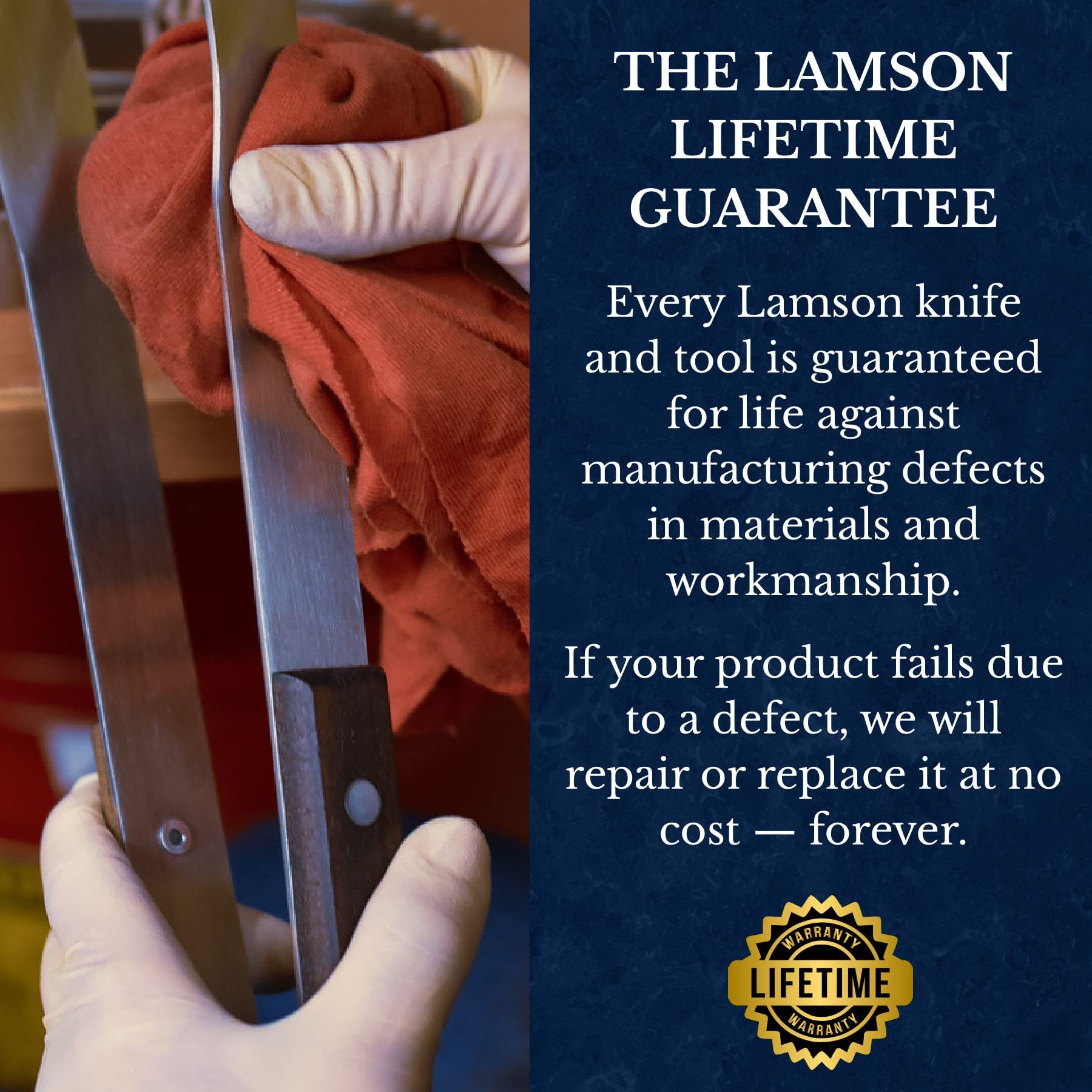 Lamson Premier Grill-Set mit genieteten Walnuss-Griffen (Pfannenwender)