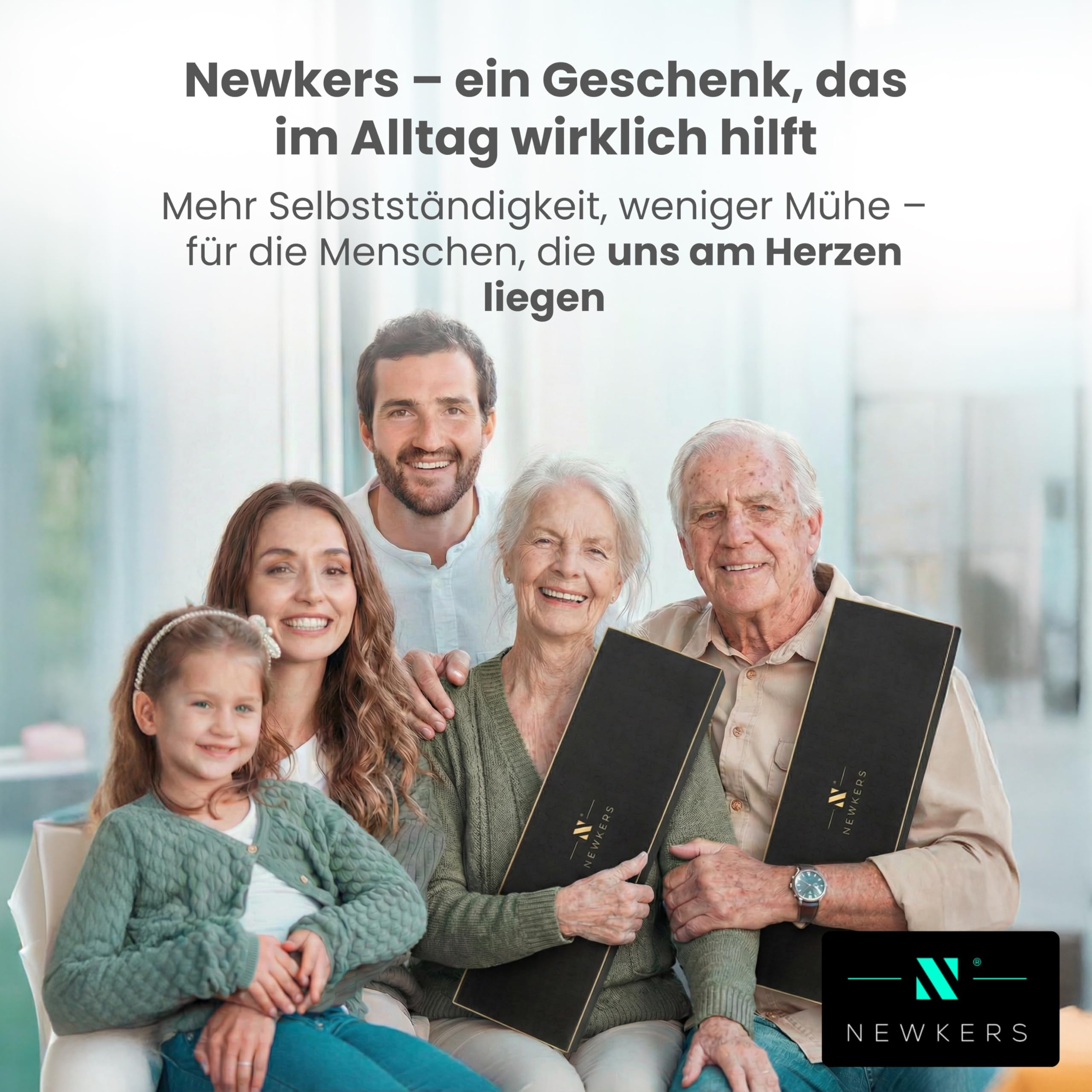 Greifzange für Senioren [80 cm] faltbarer Greifer zum aufheben | Reacher aus Aluminium | Müllzange 360° Drehkopf Magnet | Schuhlöffel lang | Schuhanzieher für Damen Herren | rutschfeste Silikongreifer