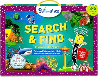 Skillmatics Preschool Learning Activity - Search and Find Educational Game, Perfect for Kids, Toddlers Who Love Toys, Art and Craft Activities, Gifts for Girls and Boys Ages 3, 4, 5, 6
