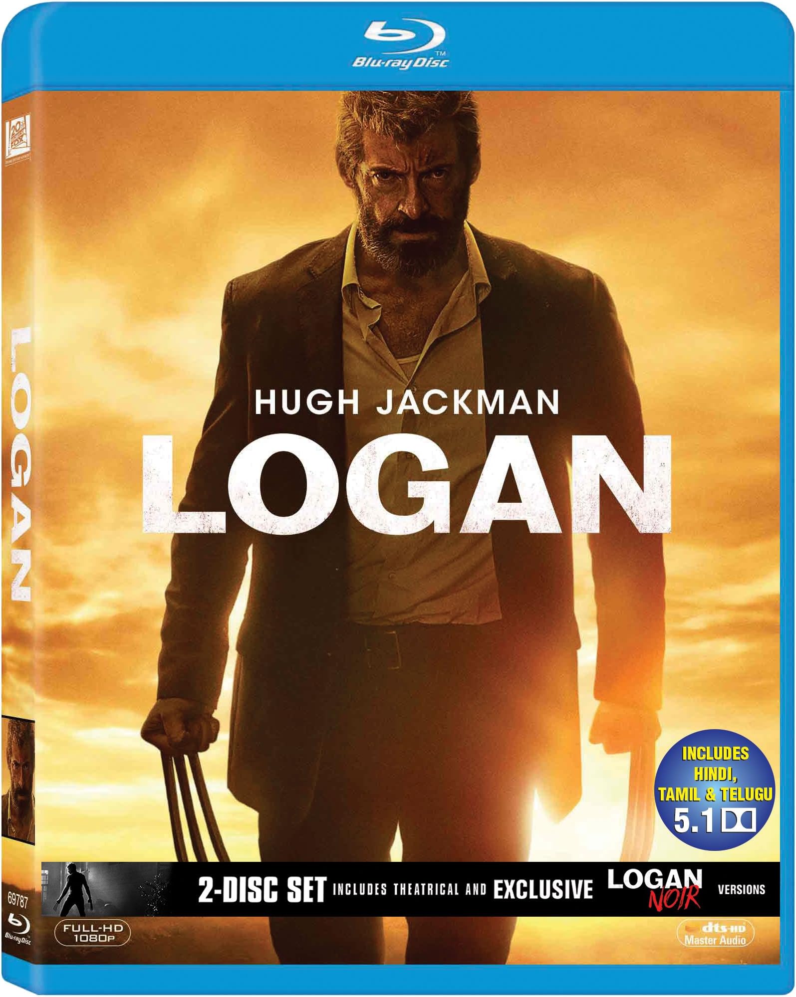 Logan (2017) - A James Mangold Film - Incl. Noir (Black & White) & Theatrical Versions (2-Disc)